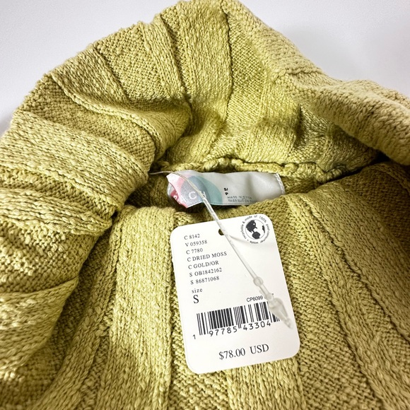 Free People Beach Wanda Sweater Dress Size Small in Dried Moss - Picture 7 of 8